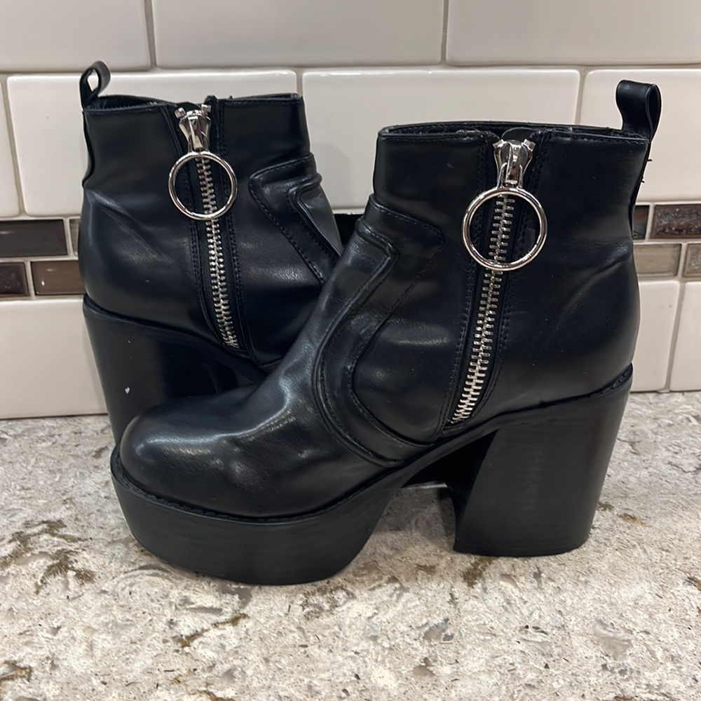 Current Mood Chunky Platform Booties - image 5